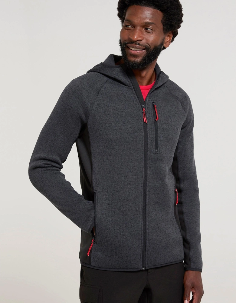 Mens Treston Fleece Hooded Hoodie