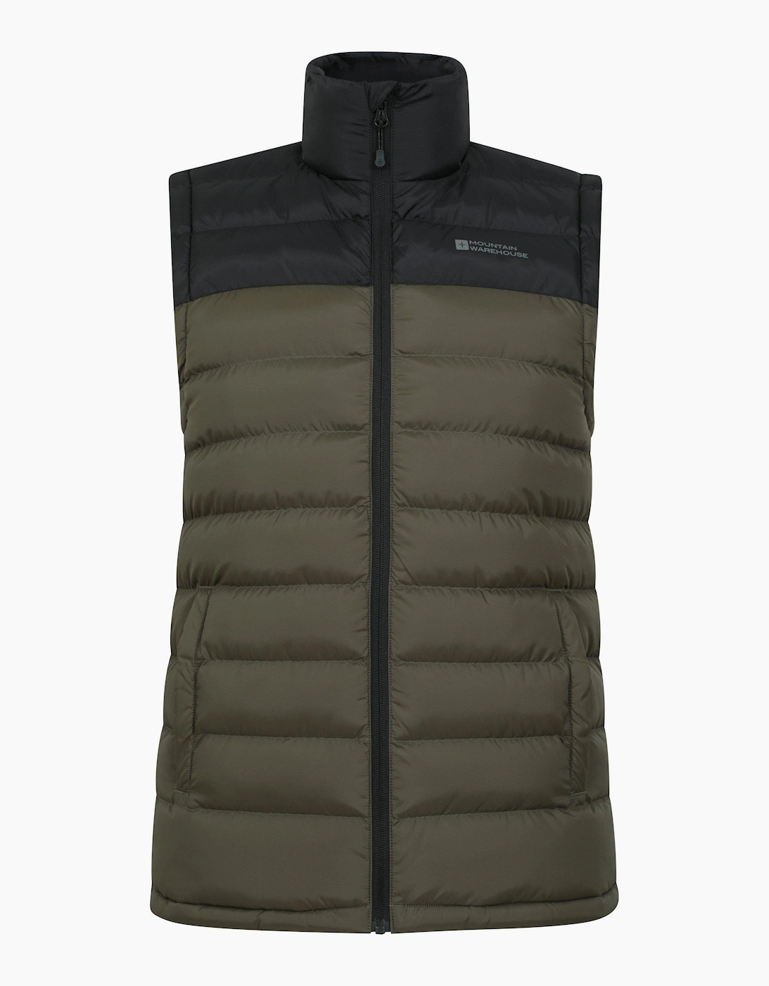 Mountain Warehouse Men's Green Seasons Ii Padded Gilet - Size: 44/Regular