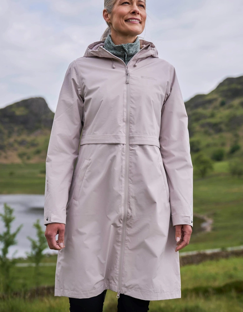 Womens/Ladies Hilltop Extra Long Waterproof Jacket