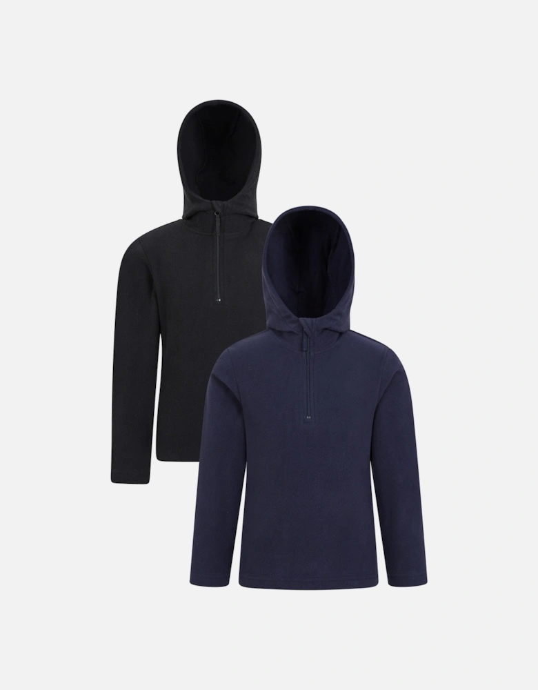 Childrens/Kids Camber Quarter Zip Hoodie (Pack Of 2)