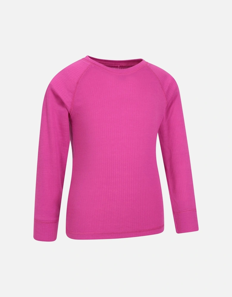 Childrens/Kids Talus Round Neck Base Layer Top