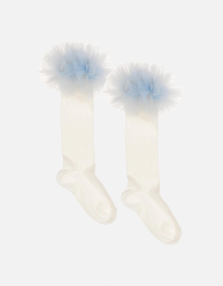 Blue Tutu Knee Socks