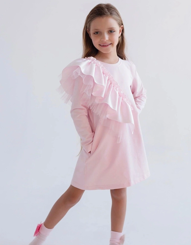 Satin Frill Dress