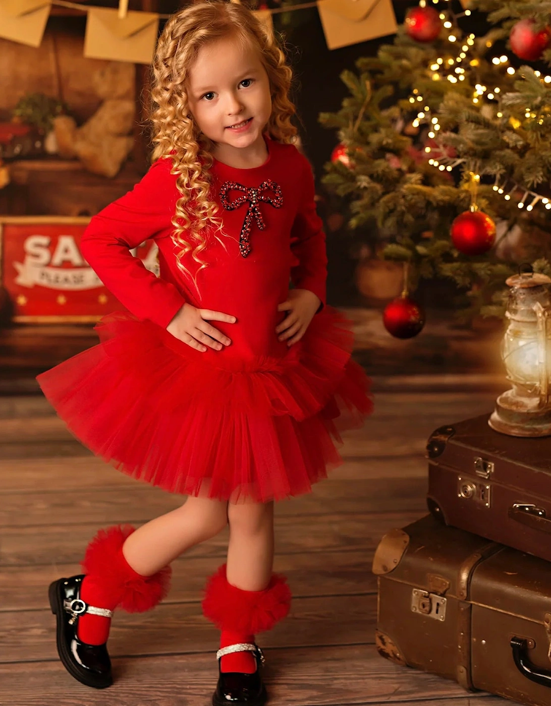 Red Tutu Knee Socks