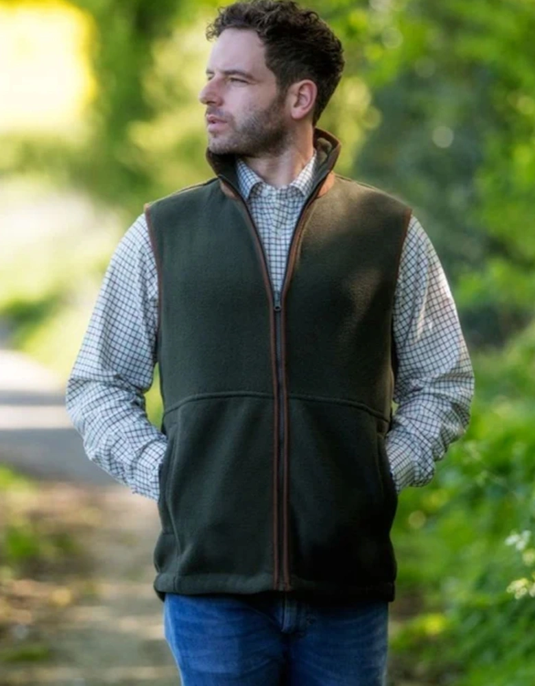 Men's Aylsham Fleece Gilet Green