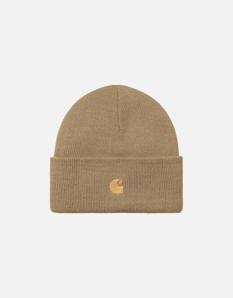 Chase Beanie - Peanut/Gold