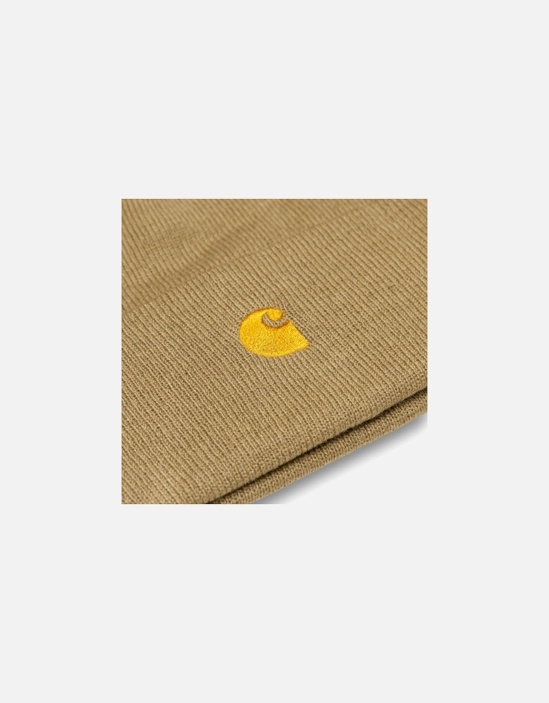 Chase Beanie - Peanut/Gold