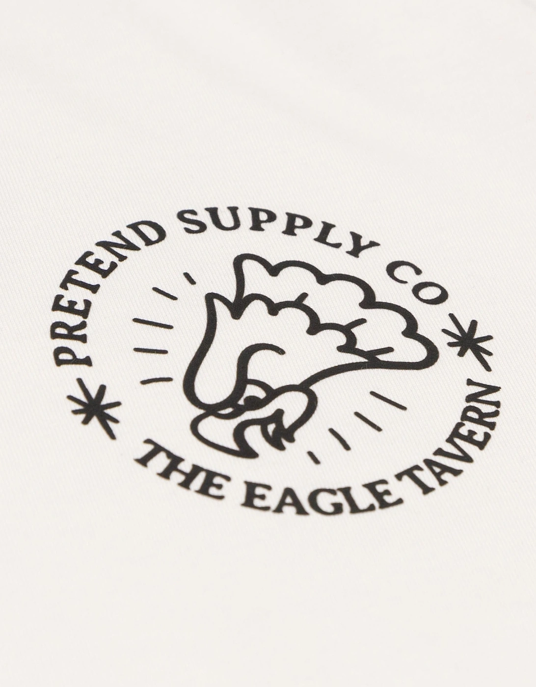 Pretend x The Eagle Tavern Flash T-Shirt - Vintage White