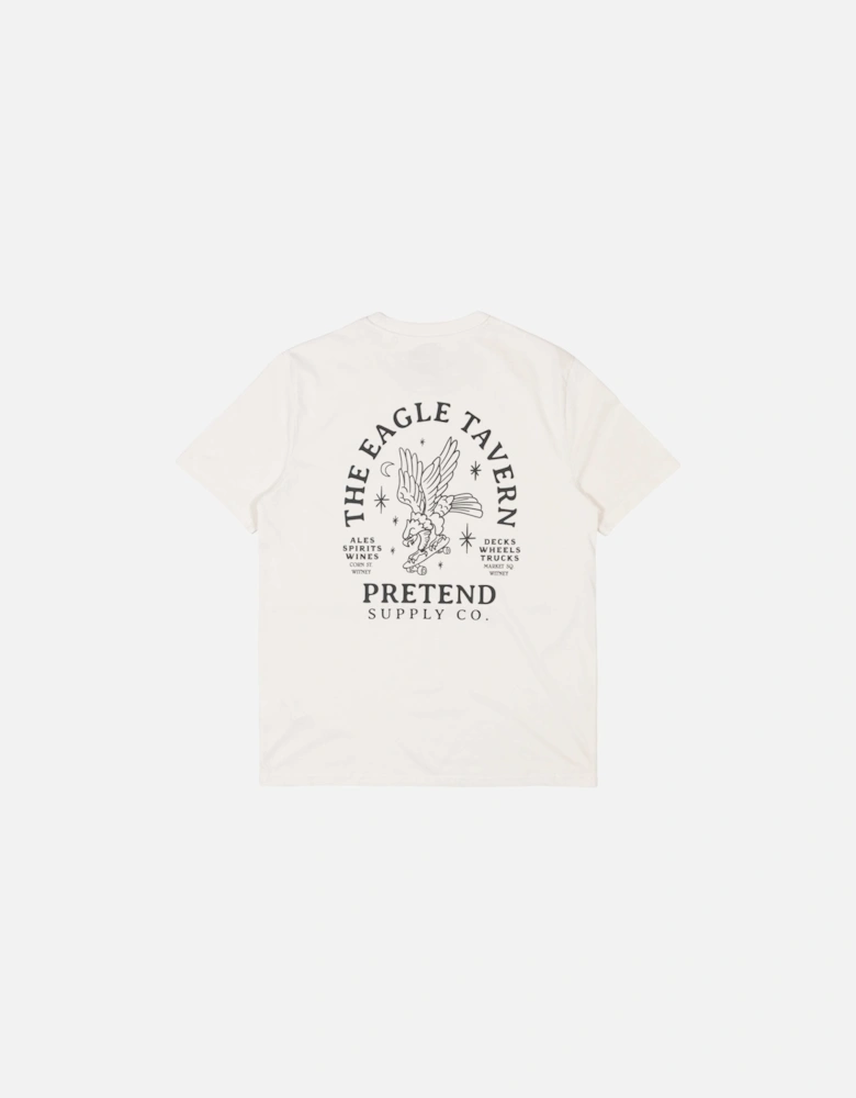 Pretend x The Eagle Tavern Flash T-Shirt - Vintage White