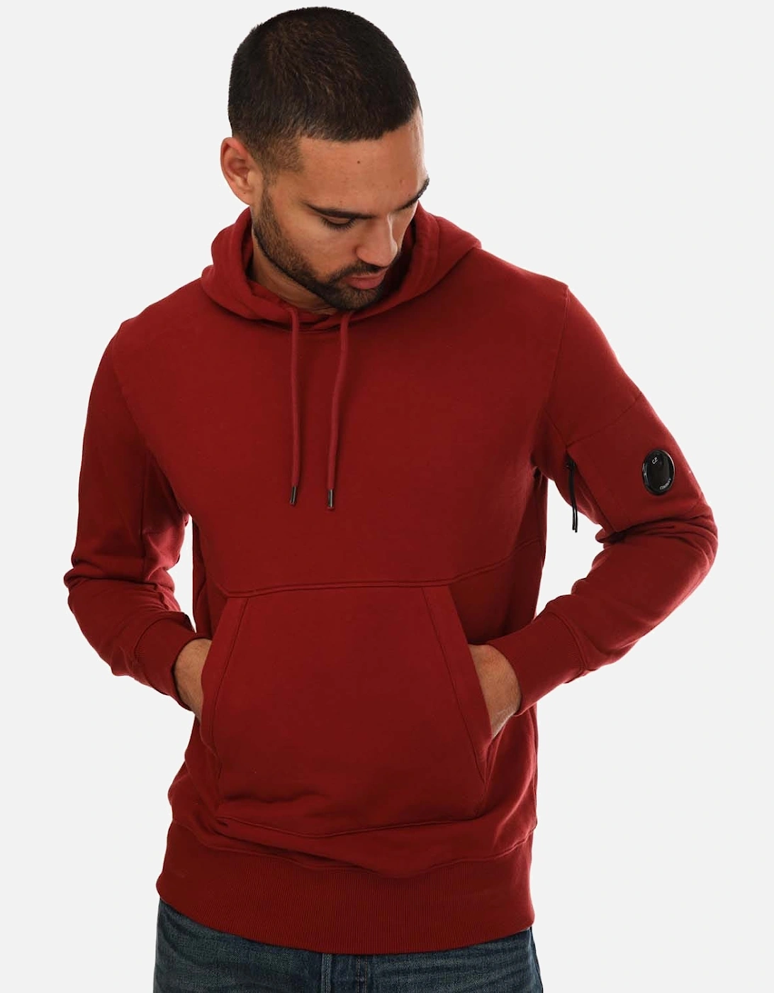 Diagonal Raised Fleece Lens Hoodie - Mens Diagonal Raised Fleece Hoodie