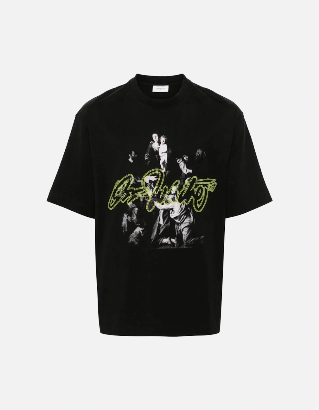 Script Mary Logo Black T-Shirt, 5 of 4