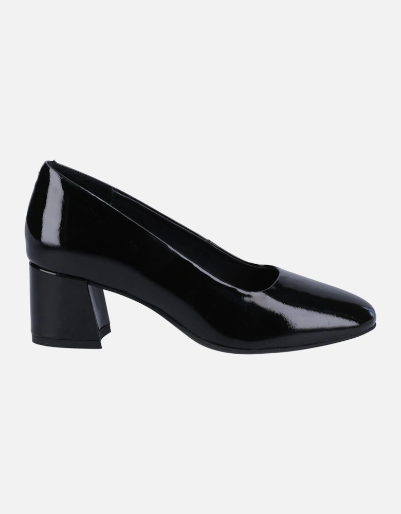 Alicia Leather Women's Black Heels