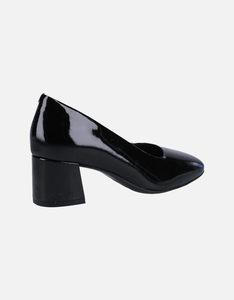 Alicia Leather Women's Black Heels