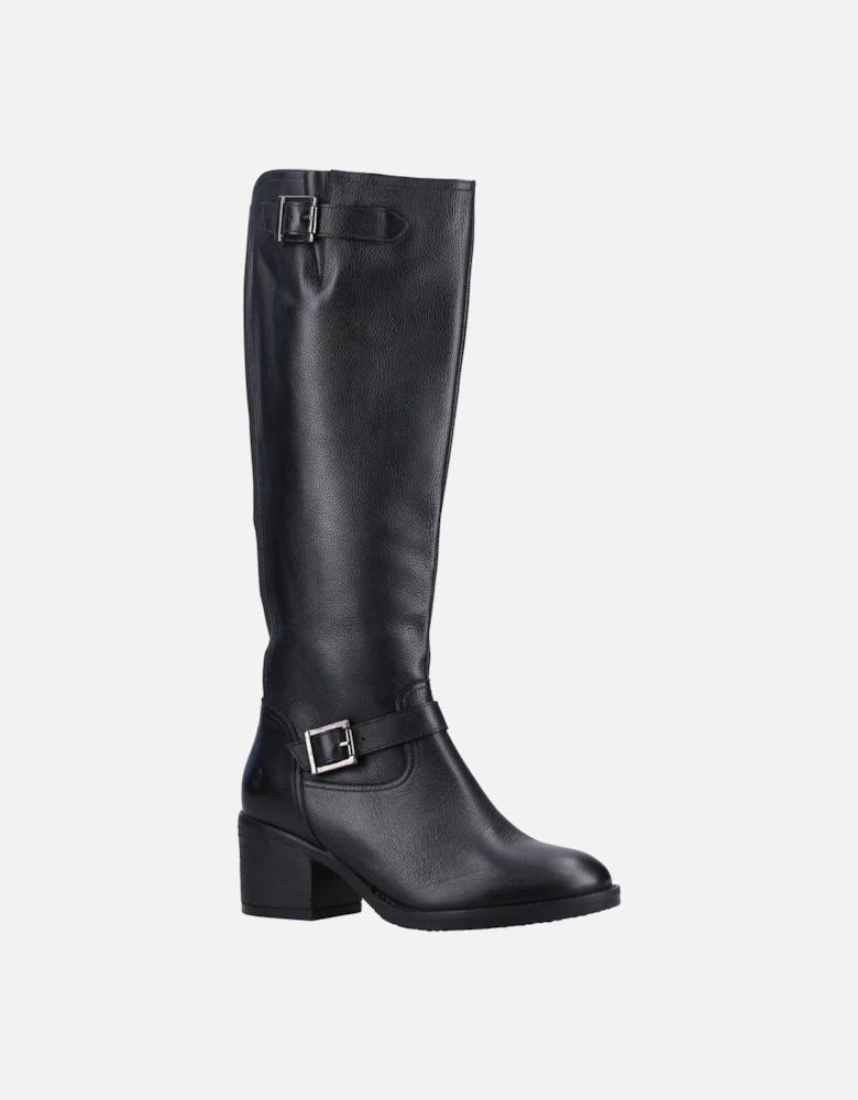 Heidi Leather Women's Black Leather Boots