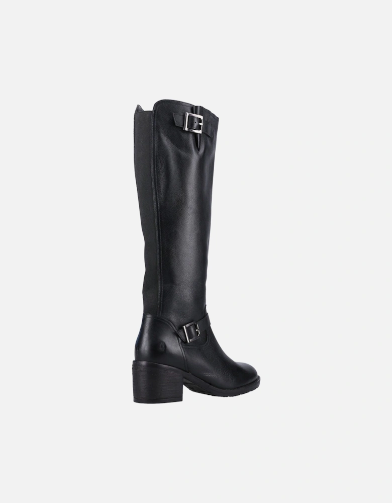 Heidi Leather Women's Black Leather Boots