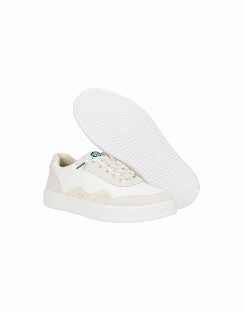 HEYDUDE model Hudson Classic Trainers Male in Light Beige/White