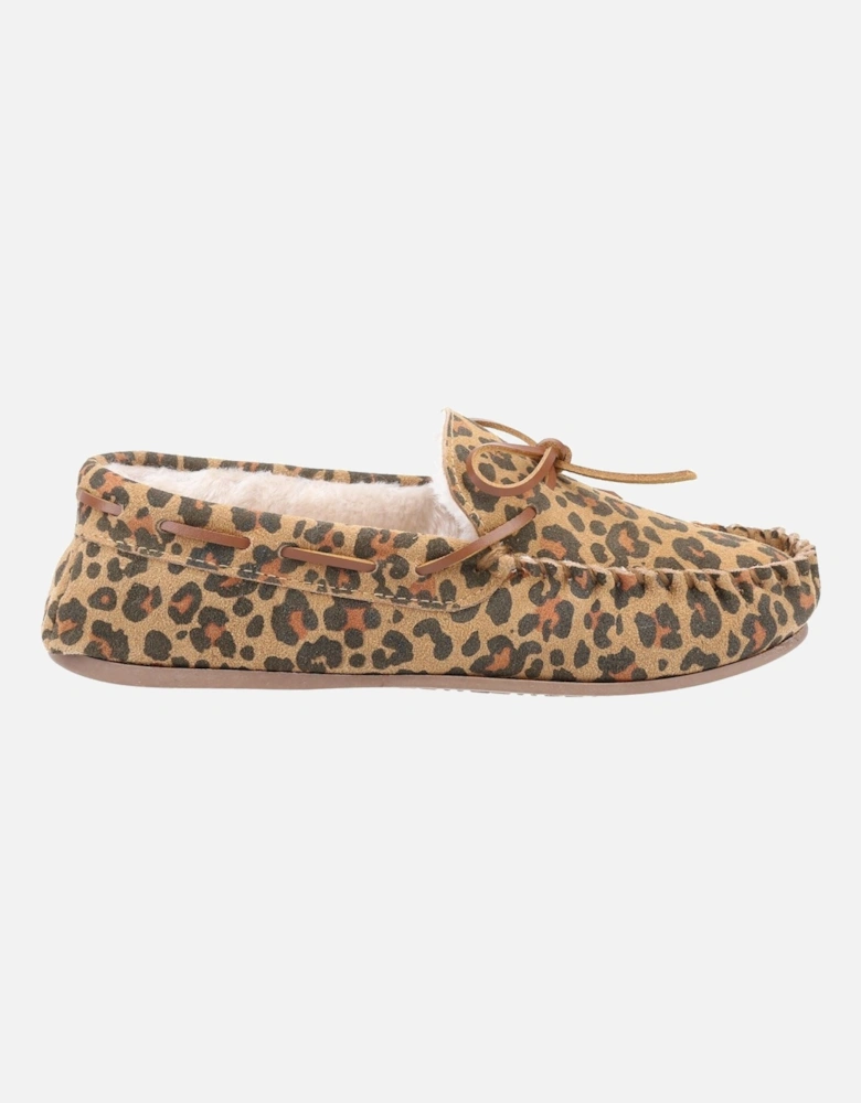 Allie Suede Women's Leopard Slippers