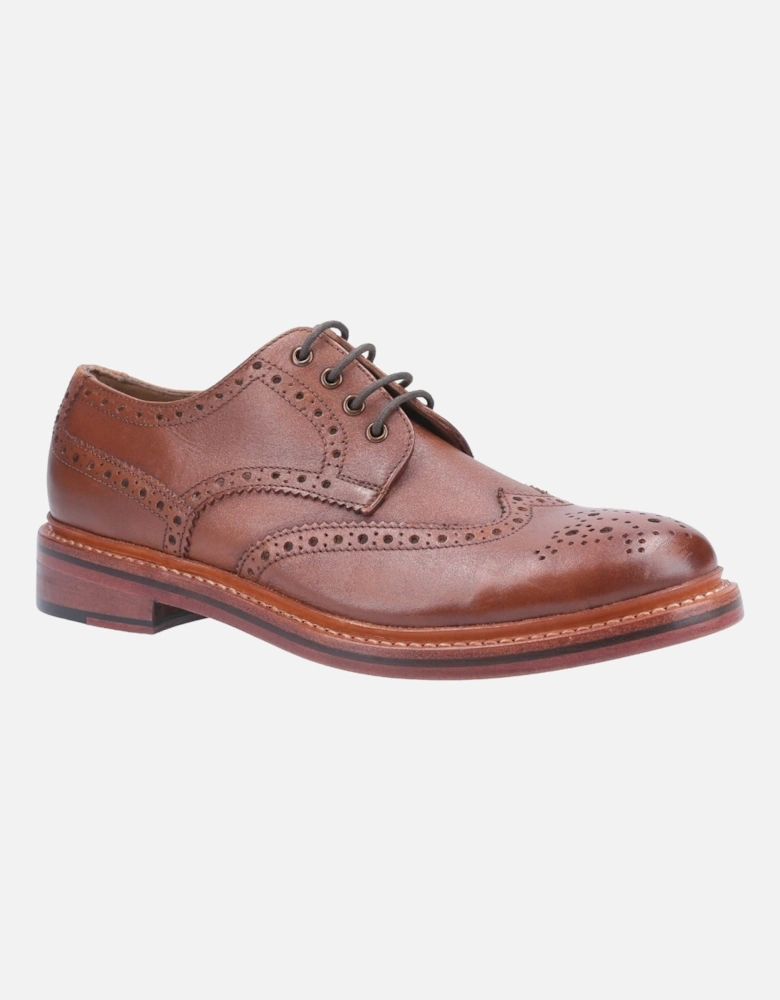 model Quenington Leather Goodyear Welt Shoe Male in Brown