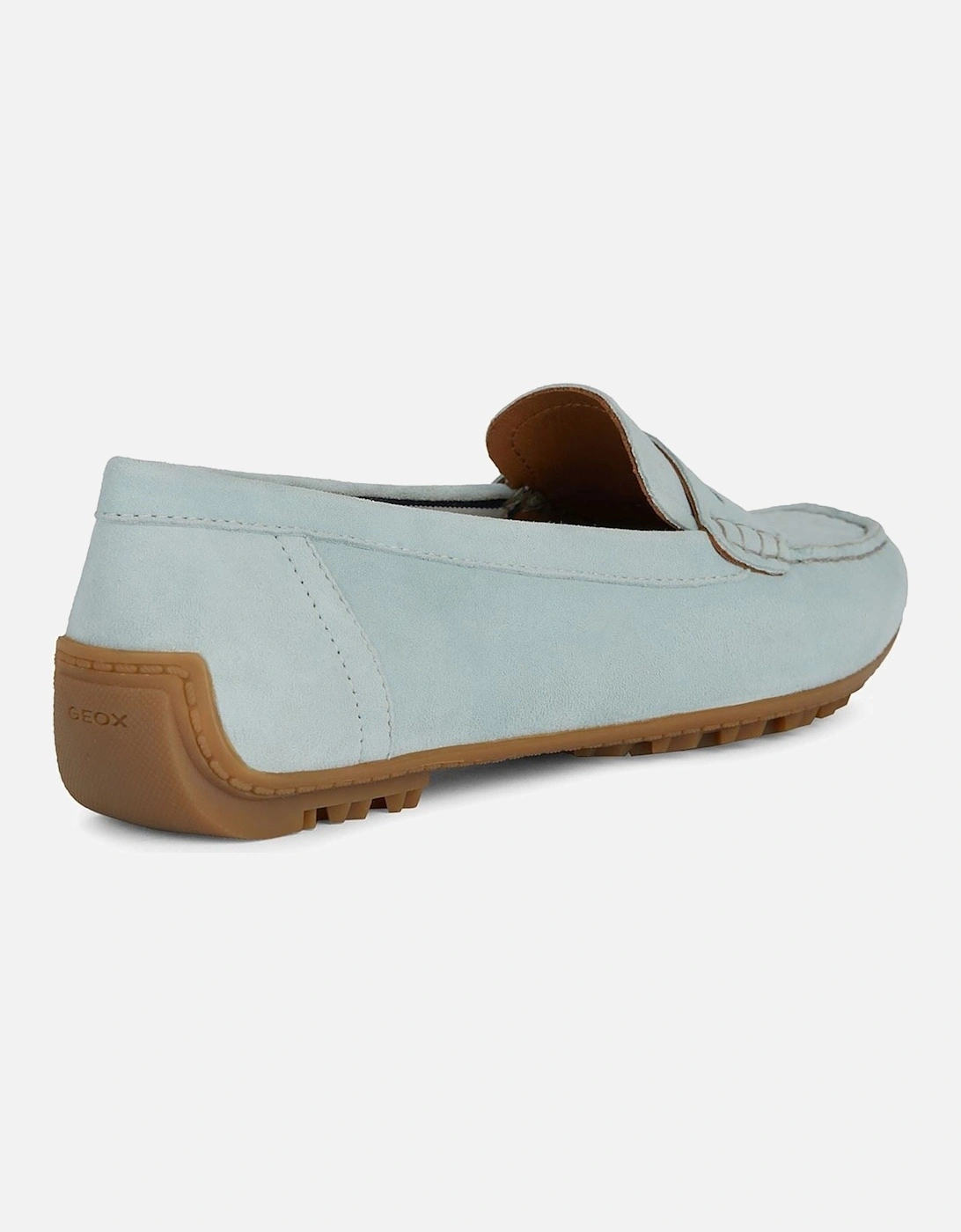 D Kosmopolis Suede Women's Light Blue Moccasins Shoes