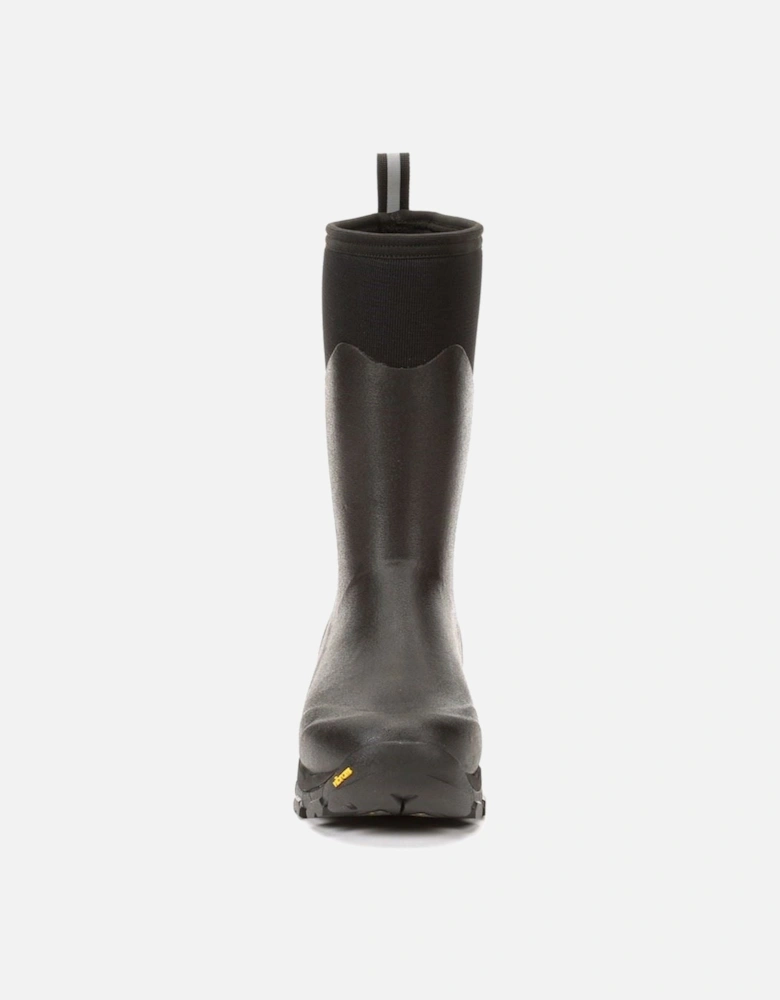 Muck Boots Arctic Ice Mid AGAT Rubber Black Wellington Boots