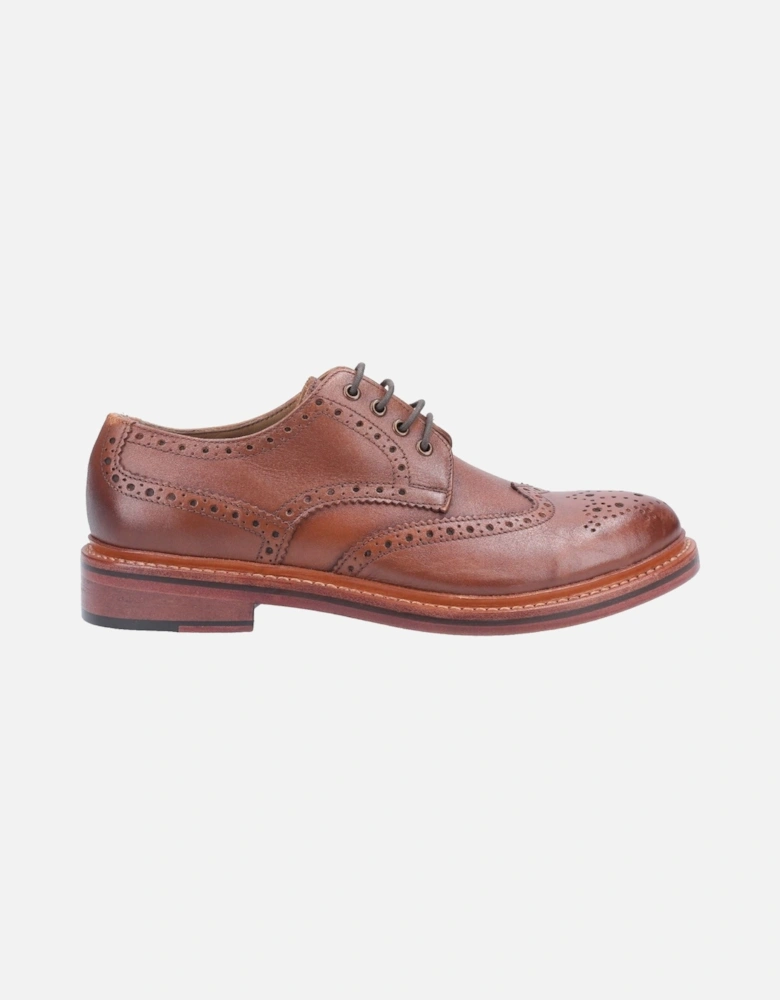 model Quenington Leather Goodyear Welt Shoe Male in Brown