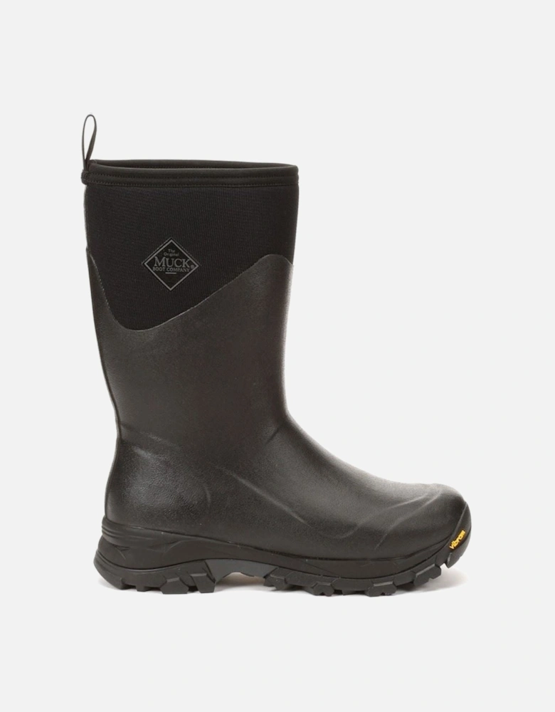 Muck Boots Arctic Ice Mid AGAT Rubber Black Wellington Boots