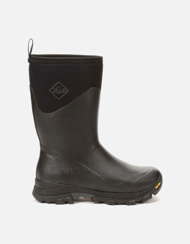 Muck Boots Arctic Ice Mid AGAT Rubber Black Wellington Boots