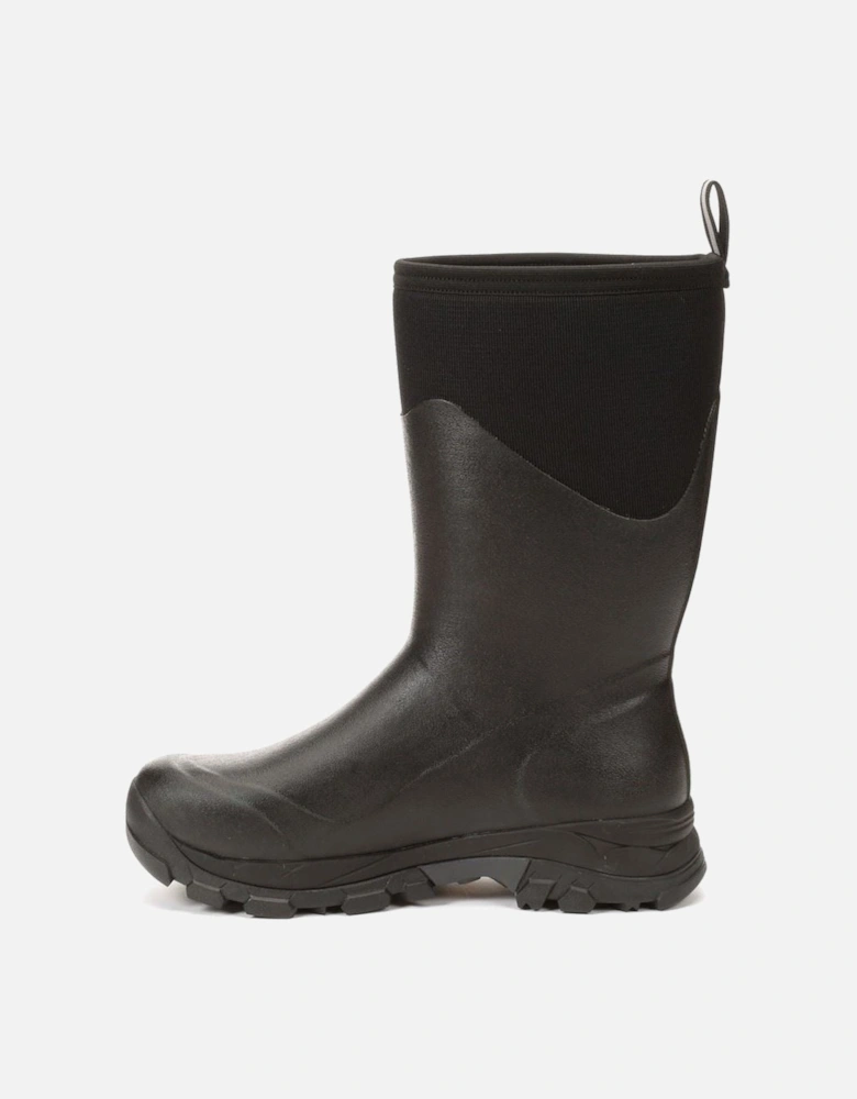 Muck Boots Arctic Ice Mid AGAT Rubber Black Wellington Boots