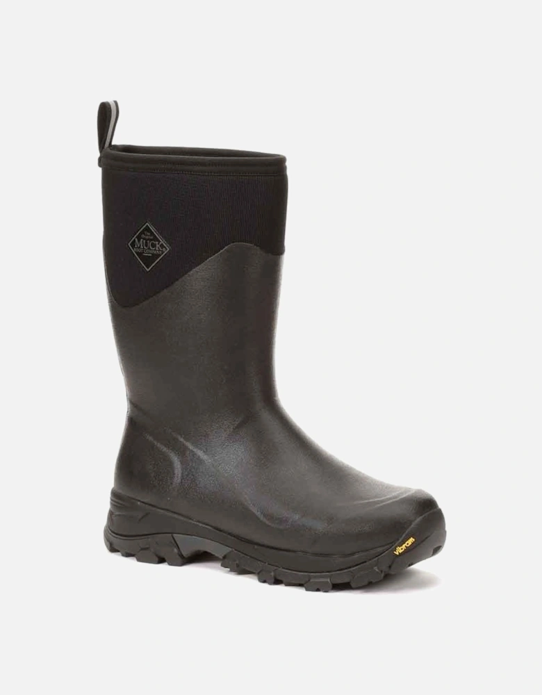 Muck Boots Arctic Ice Mid AGAT Rubber Black Wellington Boots