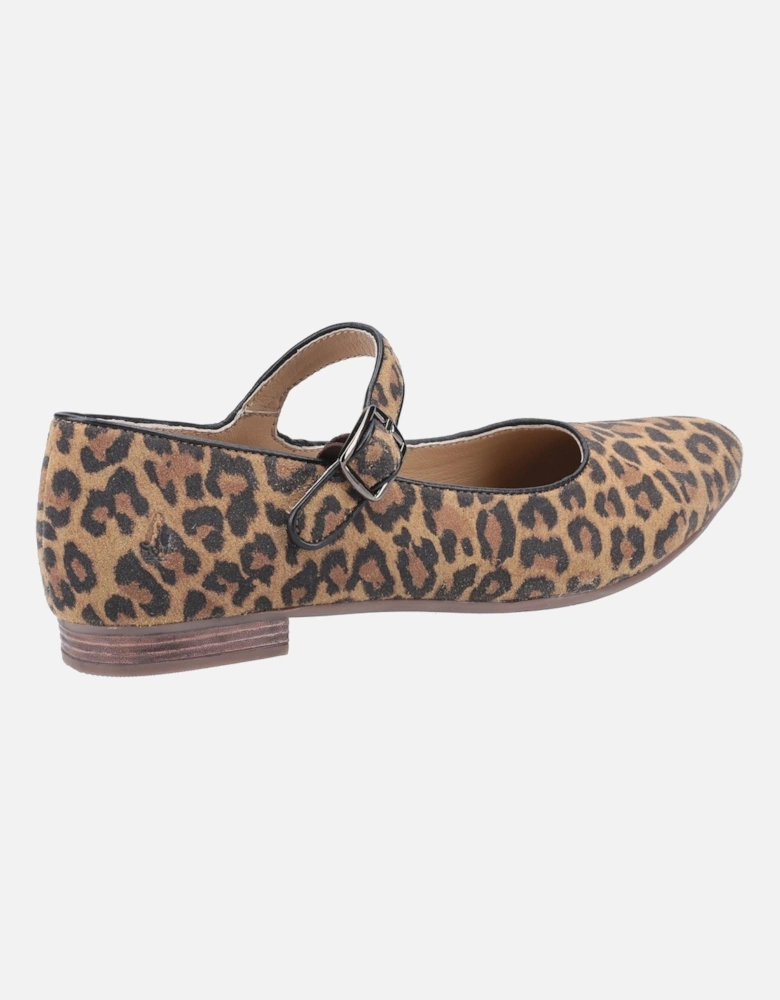 Melissa Strap Suede Women's Leopard Flats