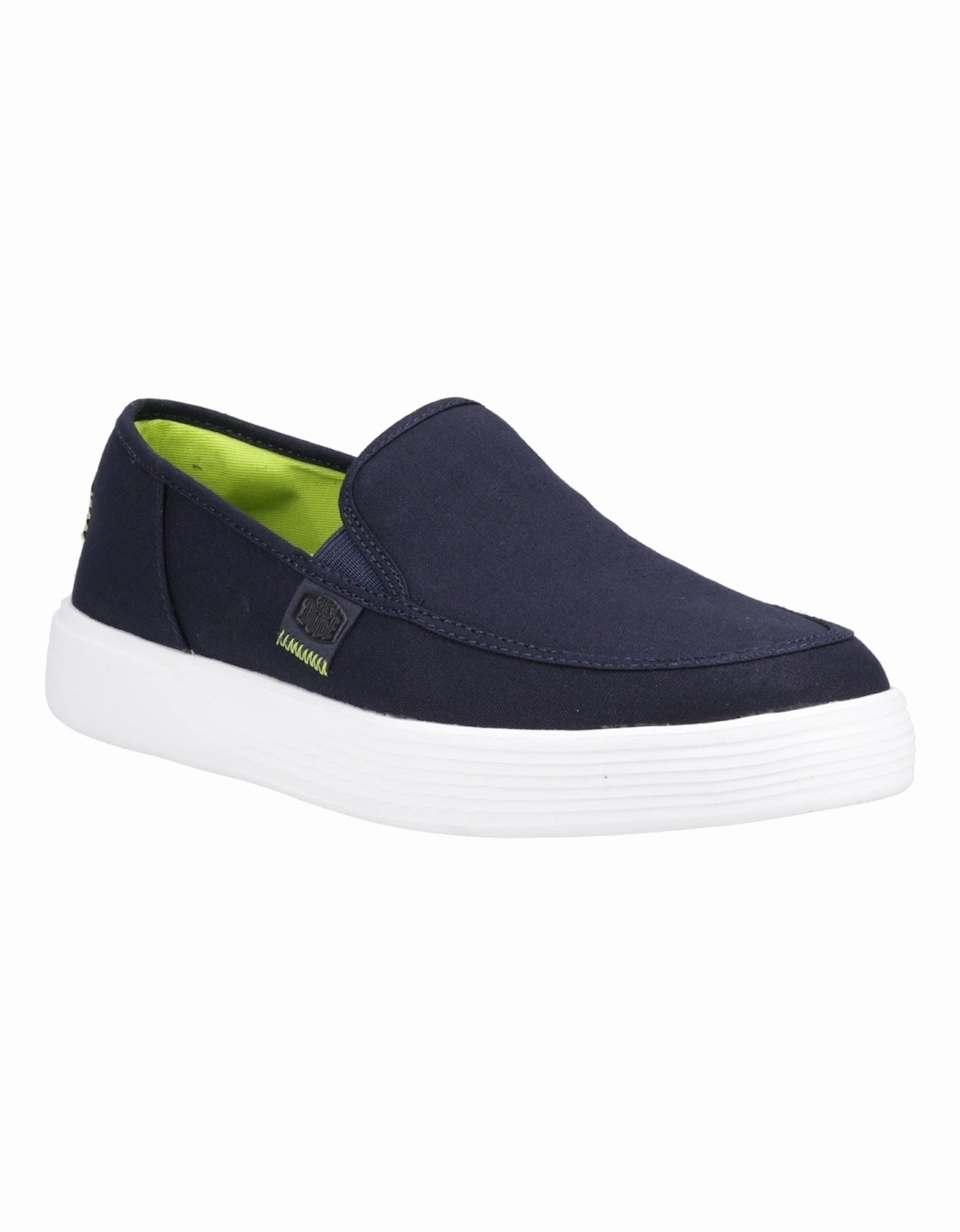 HEYDUDE model Sunapee Canvas Shoe Male in Navy/White, 10 of 9