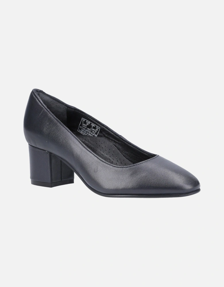 Anna Leather Women's Navy Heels