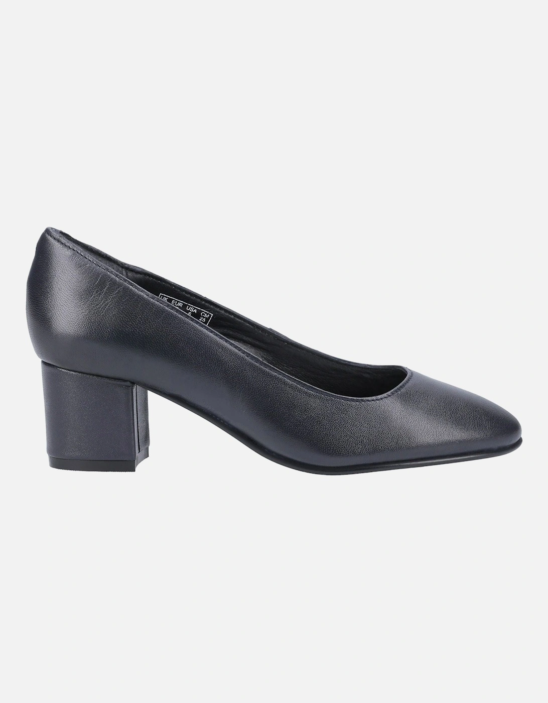 Anna Leather Women's Navy Heels