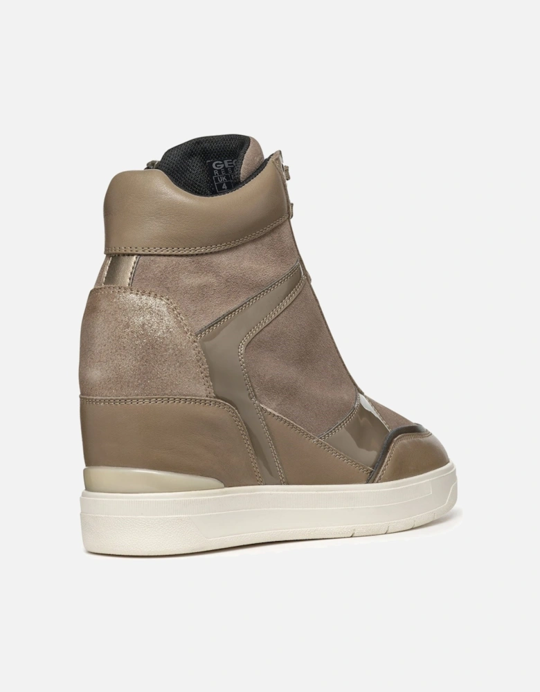 model D MAURICA B Trainers Female in Dark Taupe