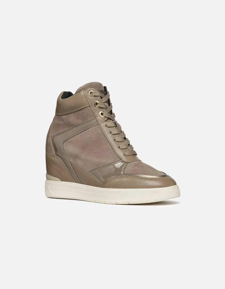 model D MAURICA B Trainers Female in Dark Taupe