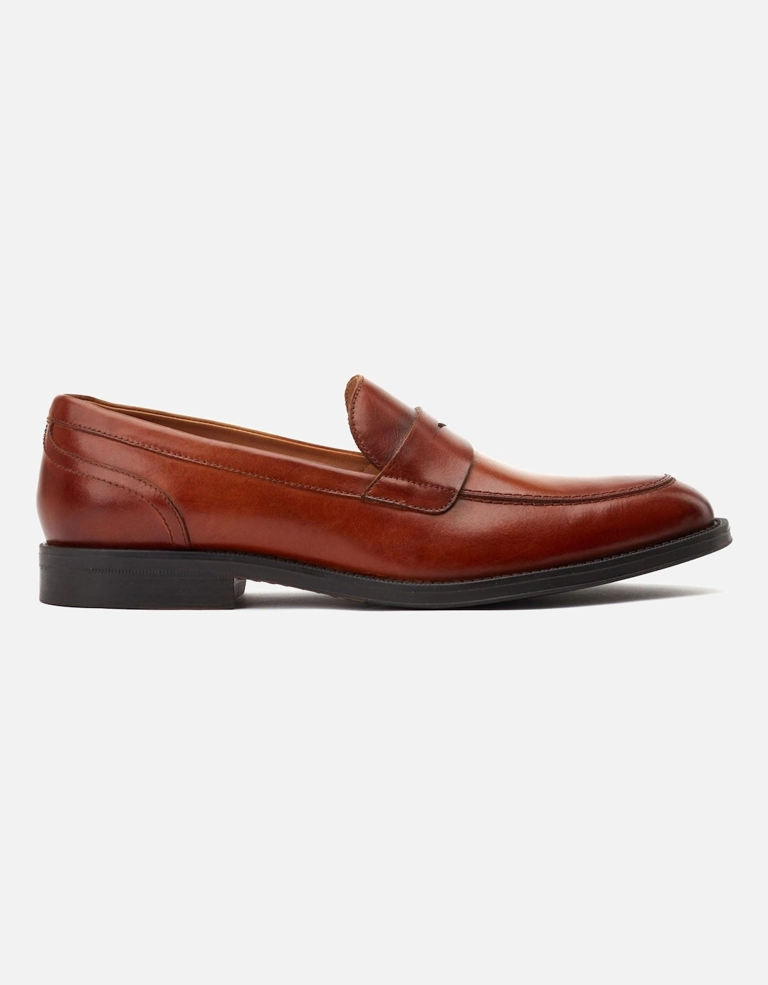 London model Kennedy Slip On Loafer Male in Burnt Tan