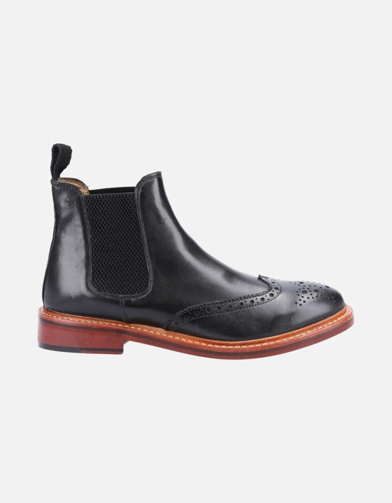 model Siddington Leather Goodyear Welt Boot Male in Black