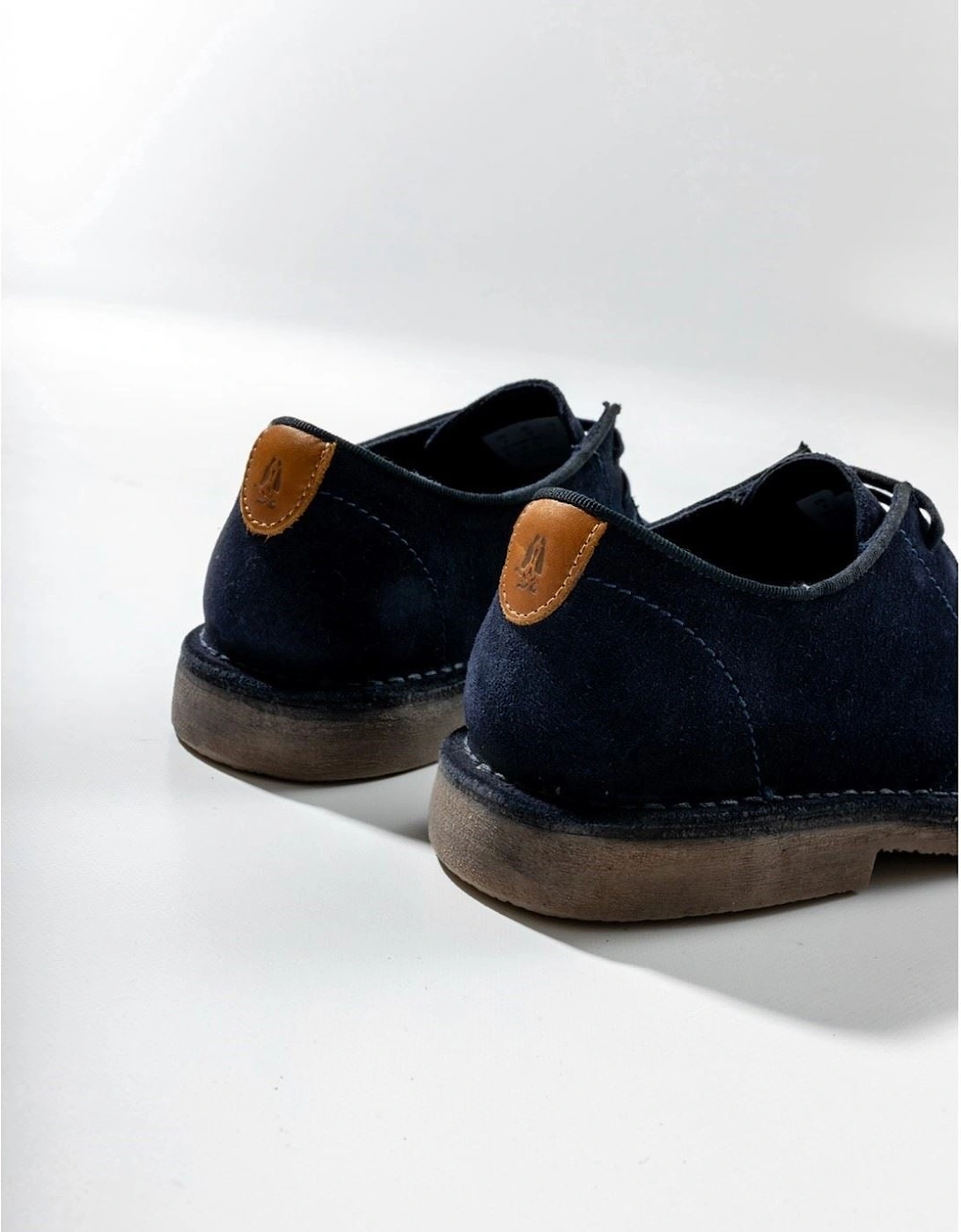 Scout Suede Men's Navy Lace-Up Shoes