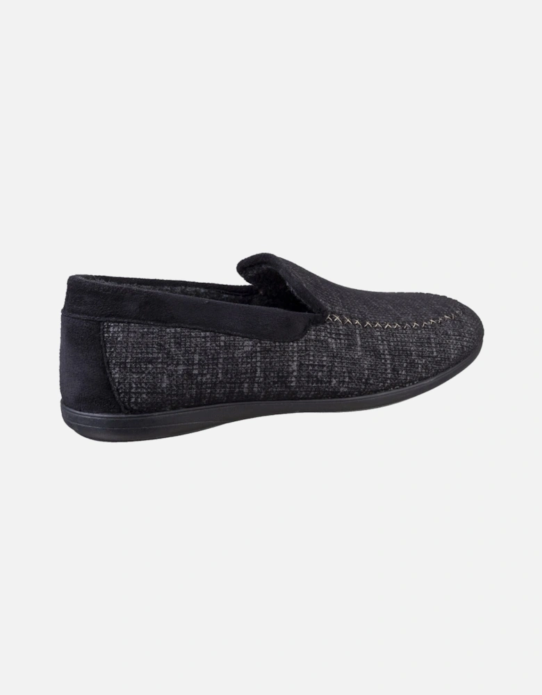 model Stanley Loafer Slipper Male in Black