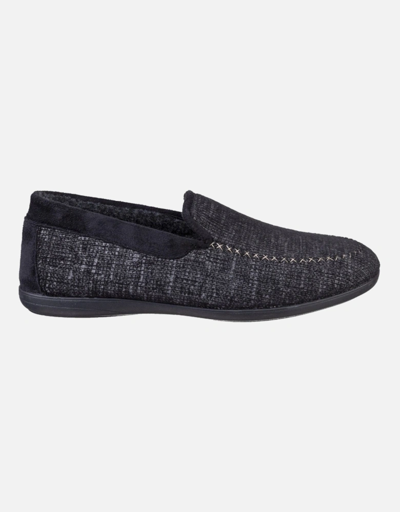 model Stanley Loafer Slipper Male in Black