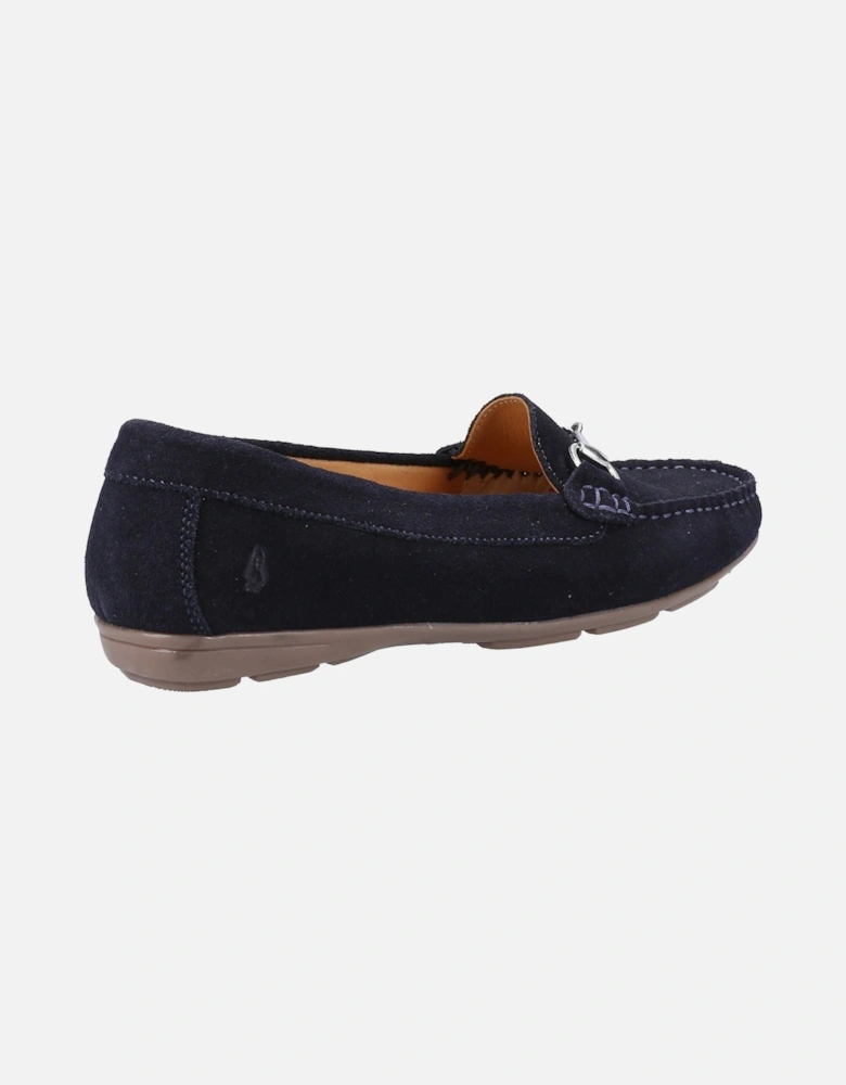 Molly Snaffle Suede Women's Navy Loafers