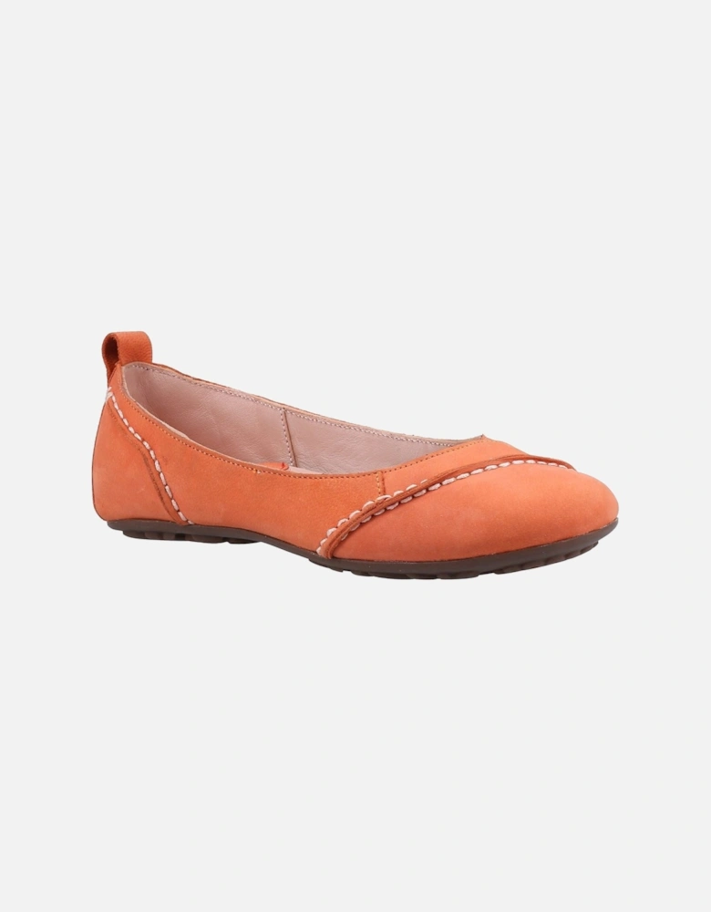 Janessa Leather Women's Coral Flats