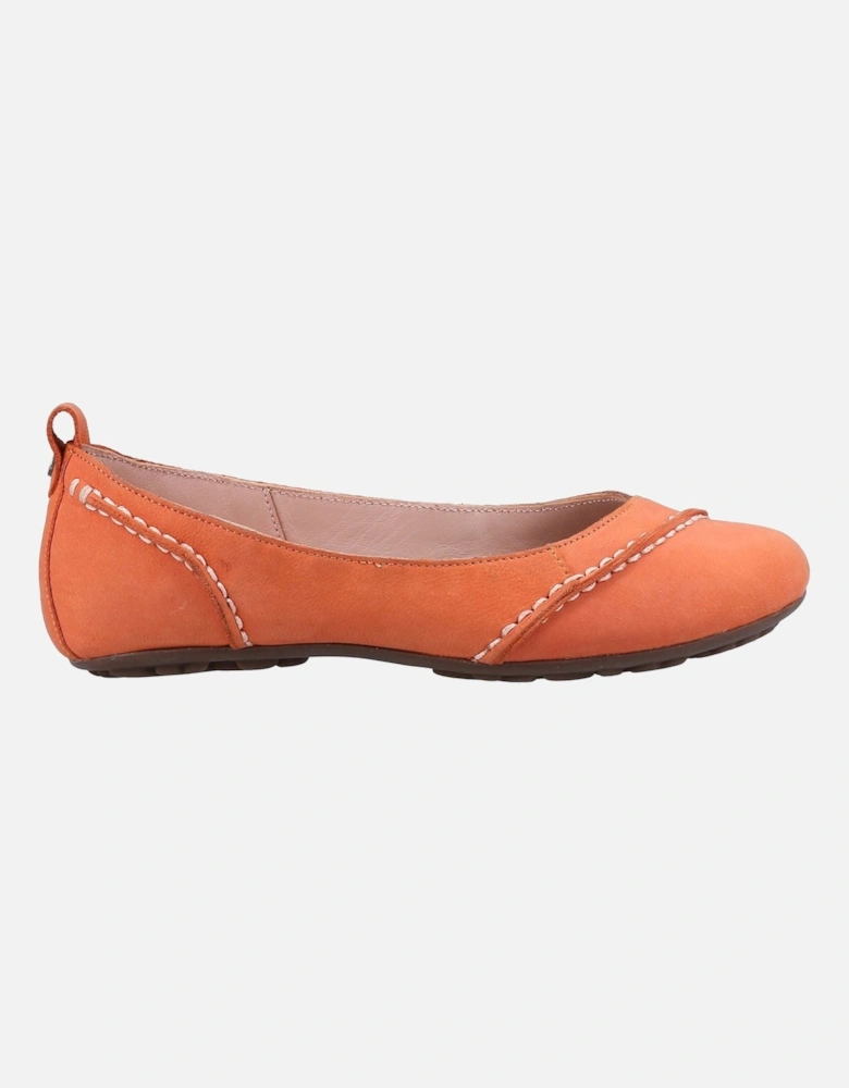 Janessa Leather Women's Coral Flats