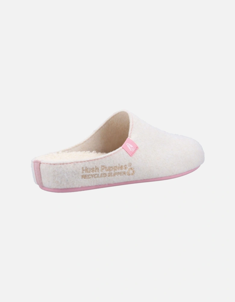 The Good 90% Recycled RPET Polyester Women's Beige Slippers