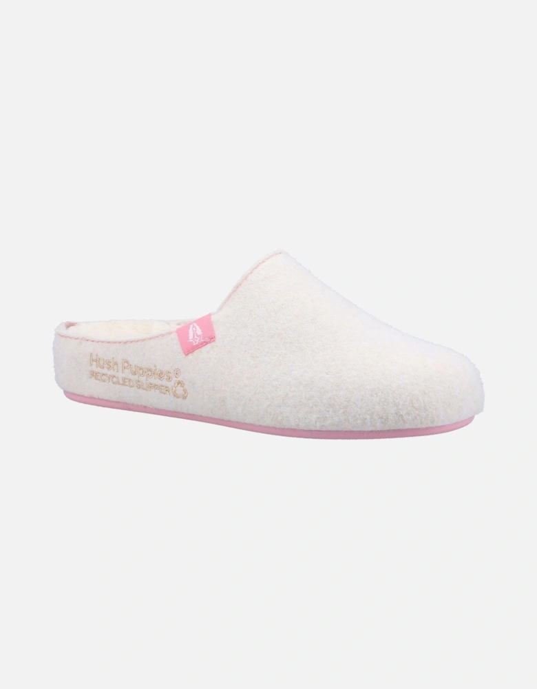 The Good 90% Recycled RPET Polyester Women's Beige Slippers