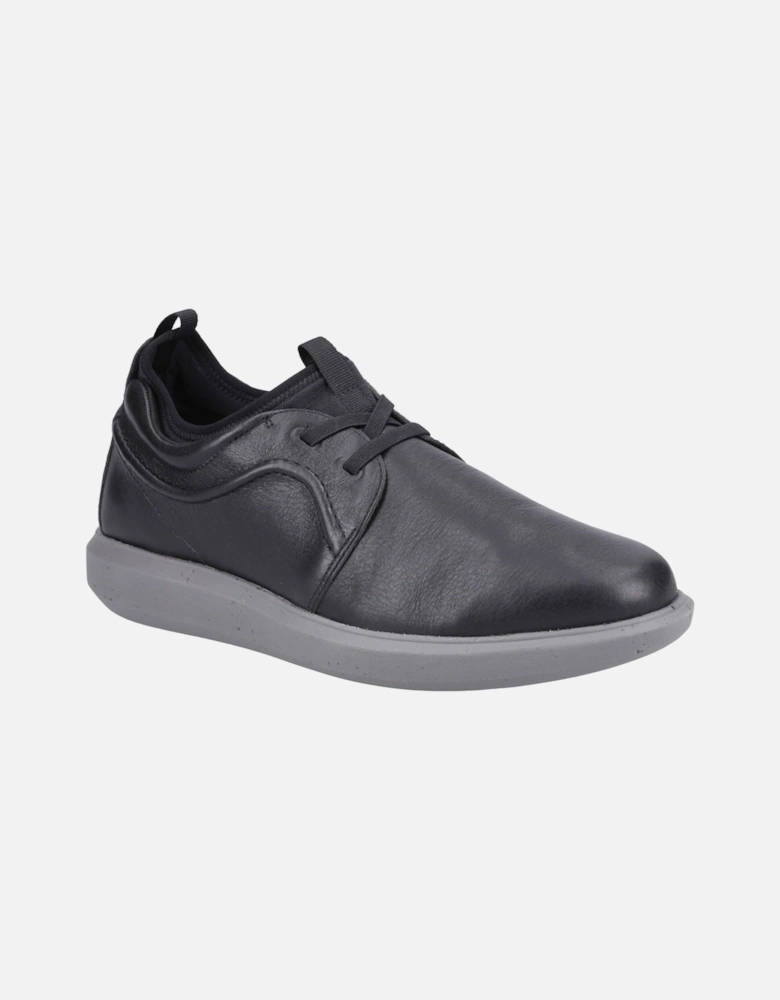 Niles Leather Men's Black Lace-Up Shoes