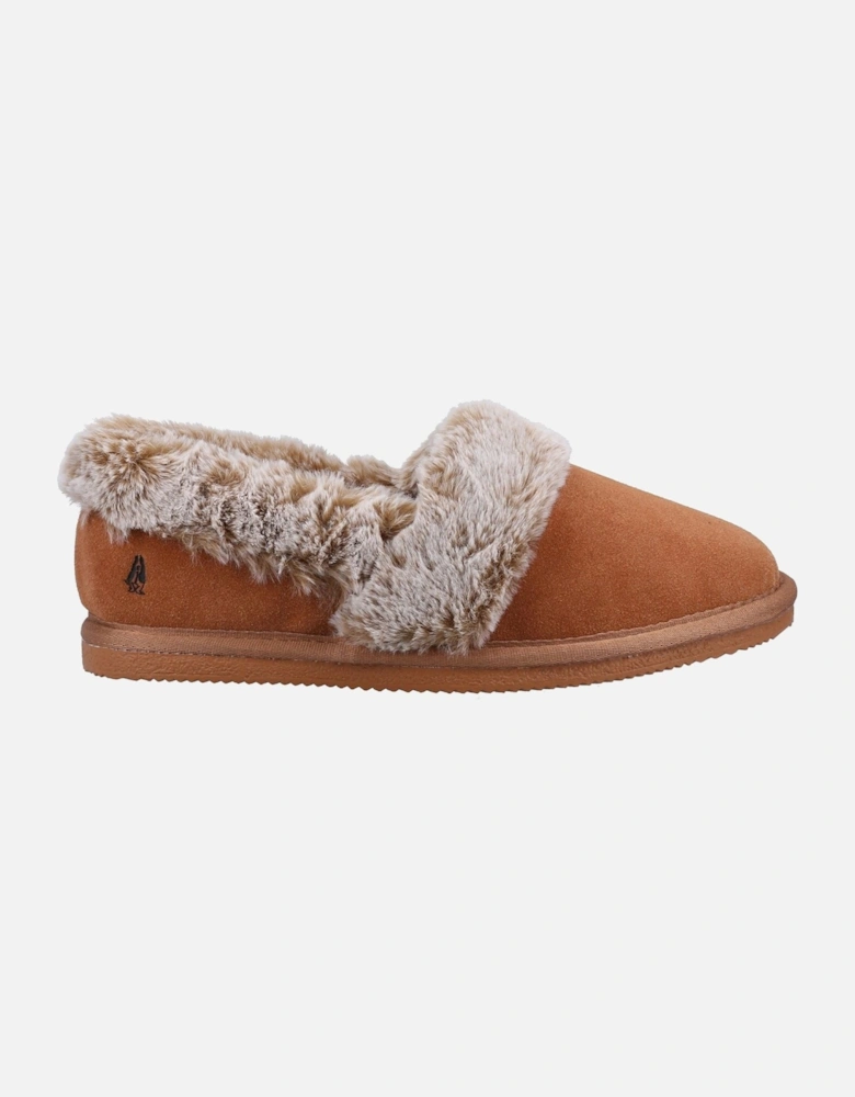 Ariel Suede Women's Tan Slippers