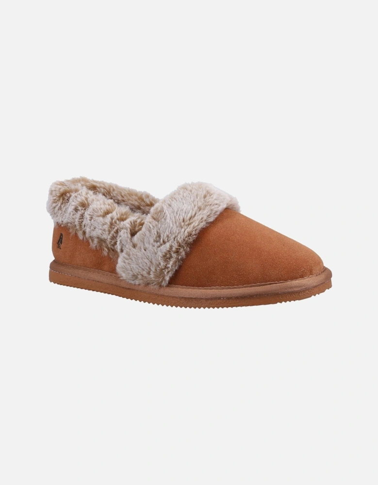 Ariel Suede Women's Tan Slippers