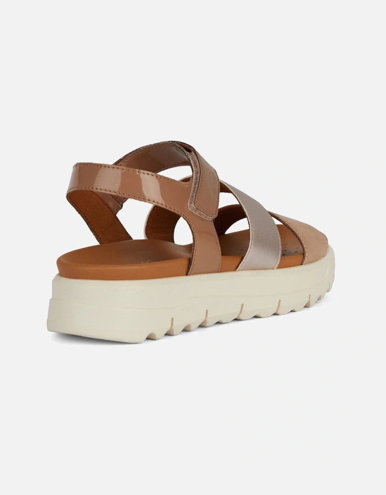 D Xand 2.1S B Synthetic Women's Nude Sandals