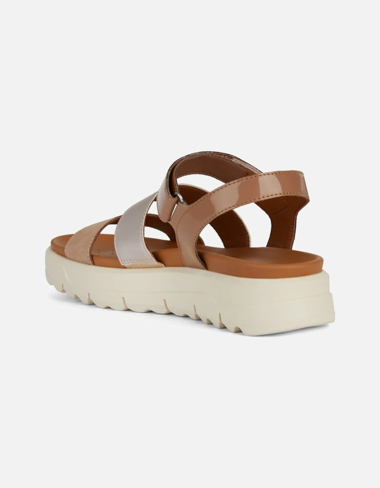 D Xand 2.1S B Synthetic Women's Nude Sandals